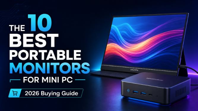 Mejores Pantallas Portátiles para Mini PC 2026 | Comparativa y Precios