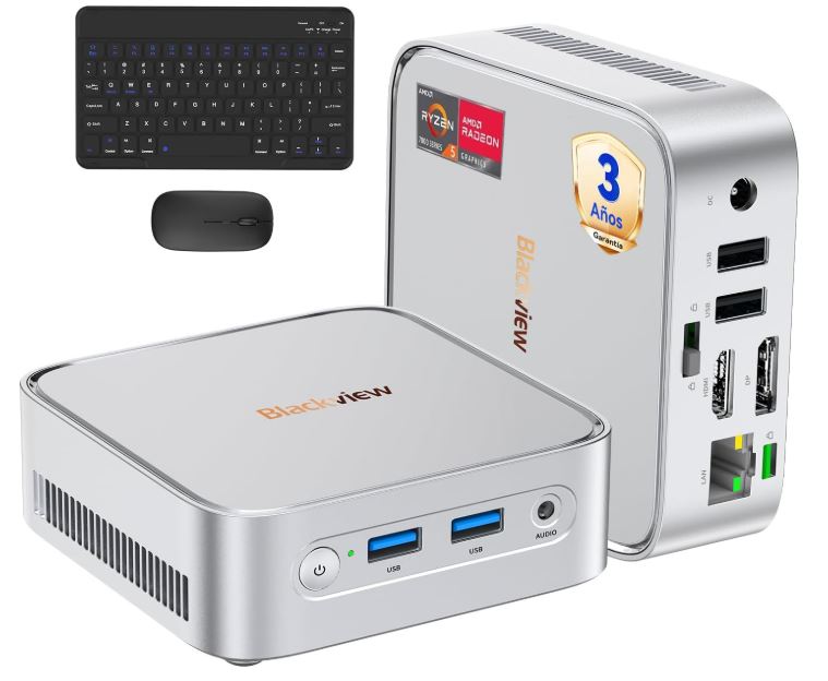 Blackview MP50 Review: Mini PC AMD Ryzen 5, Vega 8, 4K Dual y Win 11 Pro