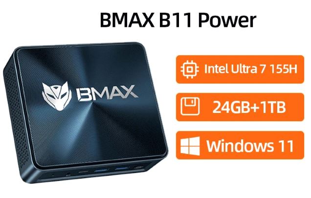 Análisis de BMAX B11 Power: Review Intel Core Ultra 7 155H