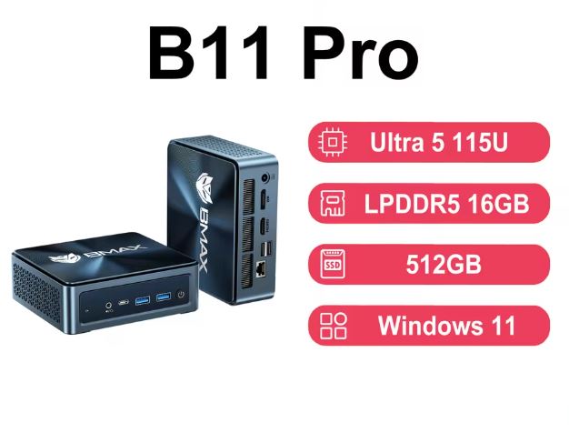 BMAX B11 Pro Review: Potencia, IA Local y Triple Monitor 4K en un Mini PC de 400 Gramos