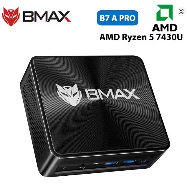 Mini PC BMAX B7A Pro Review 2026 con Ryzen 5 7430U