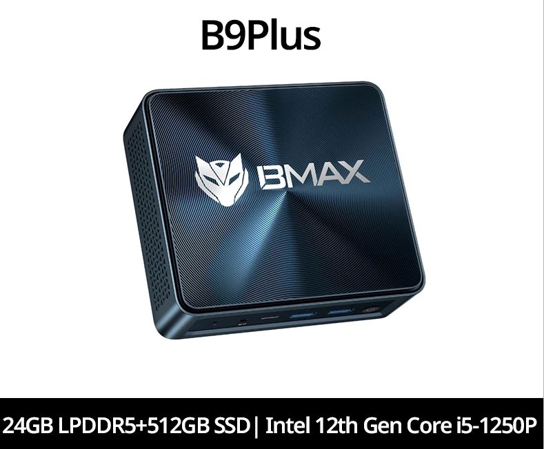 BMAX B9 Plus Review: Mini PC con Intel i5-1250P ¿Vale la pena?