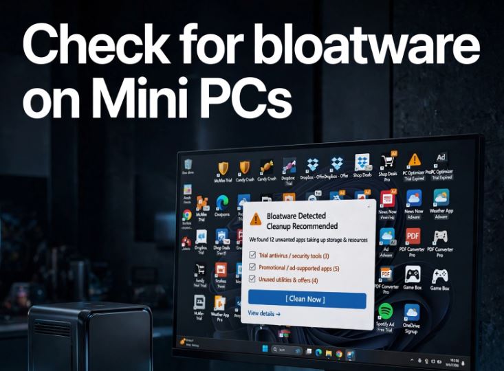 Muchos Mini PCs vendidos incluyen bloatware: así puedes comprobar si el tuyo también