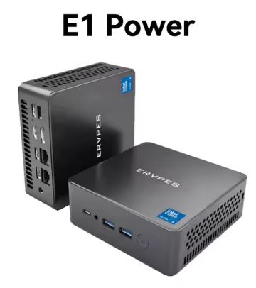 Review del Ervpes E1Power mini PC con Intel Core Ultra 5 115U y 16GB DDR5