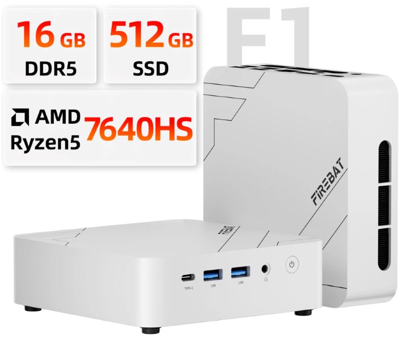 FIREBAT F1 Mini PC con AMD Ryzen 5 7640HS, Análisis, Pruebas técnicas y opiniones