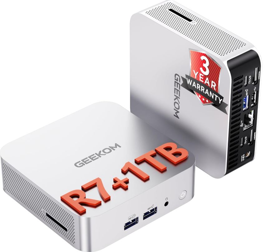 GEEKOM A8 Mini PC Review con AMD Ryzen 7 8745HS