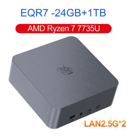 Analizamos el mini PC Beelink EQR7 Ryzen 7 7735HS - Review Completa