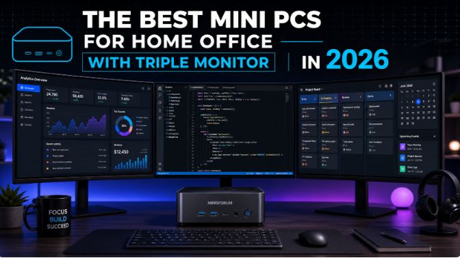 Los Mejores Mini PCs para el Home Office con Triple Monitor en 2026