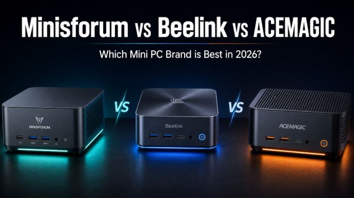 Minisforum vs Beelink vs ACEMAGIC: ¿Qué Marca de Mini PC es Mejor en 2026?