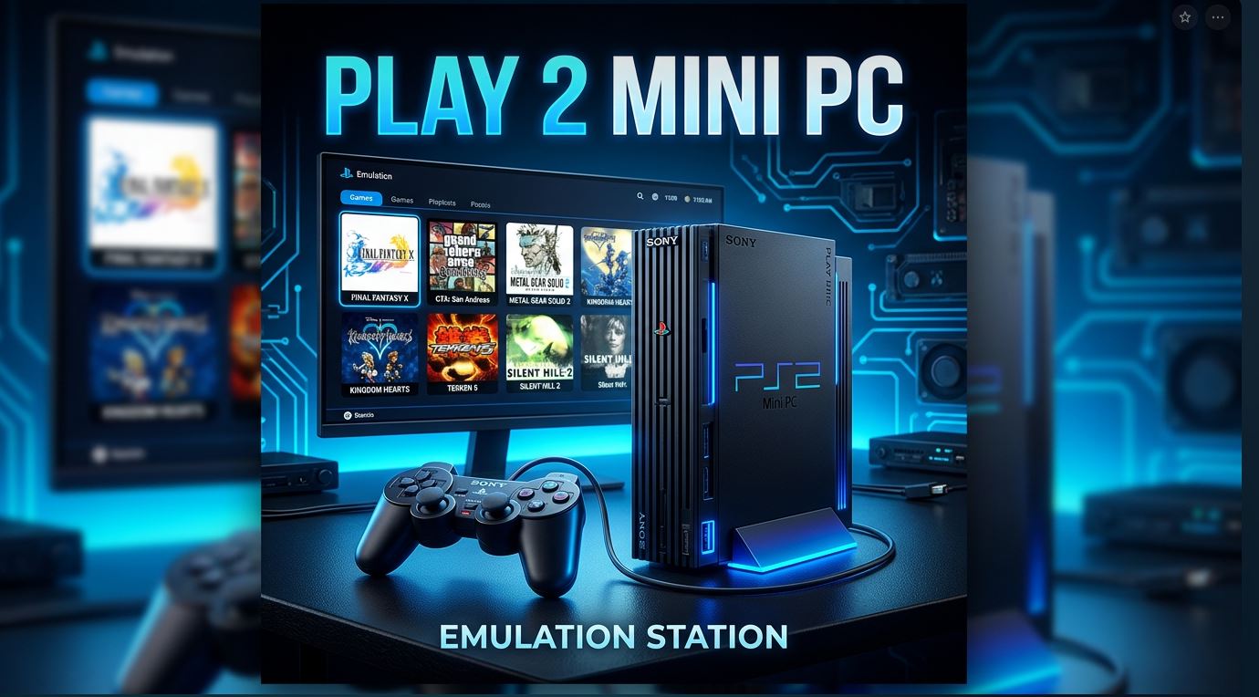 Cómo Emular Play 2 en un Mini PC con PCSX2: Guía de Configuración Óptima 2026