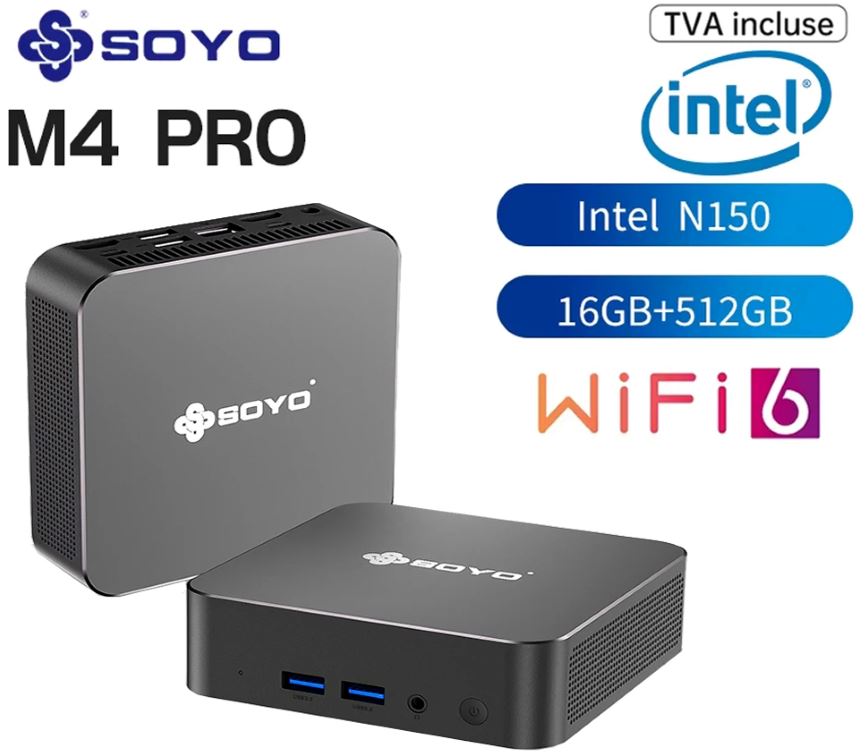 SOYO Mini PC M4 PRO con Intel Alder Lake N150 Review