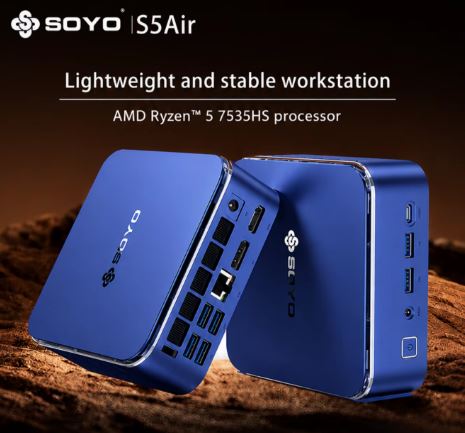 SOYO S5 Air Review: ¿El Mini PC con Ryzen 5 7535HS que Compite con los Grandes? 🚀🎮